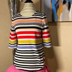 Striped dress blouse
